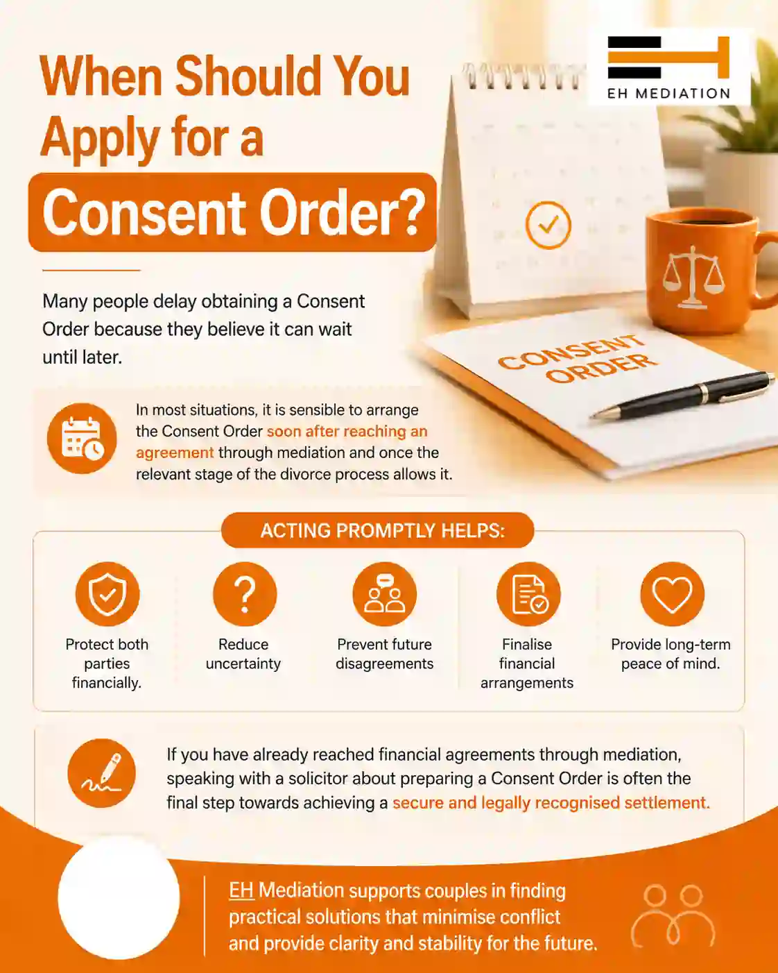 When Should You Apply for a Consent Order City Of London & Greater London?